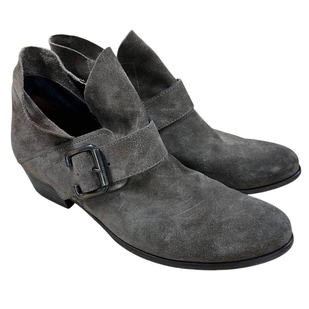 Paul Green Capshaw Bootie Earth Suede Women's Sz 5 (US 7.5) Good Used Condition